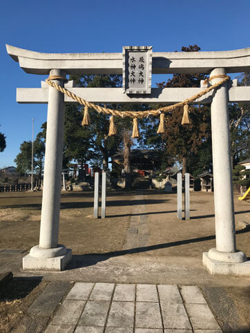 初詣　六軒厳島神社「弁天様」